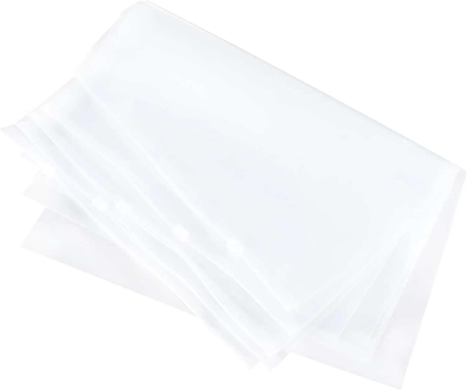 Shoes Sealing Bag 5 Pack Plastic Travel Pouches Clear View Foldable for