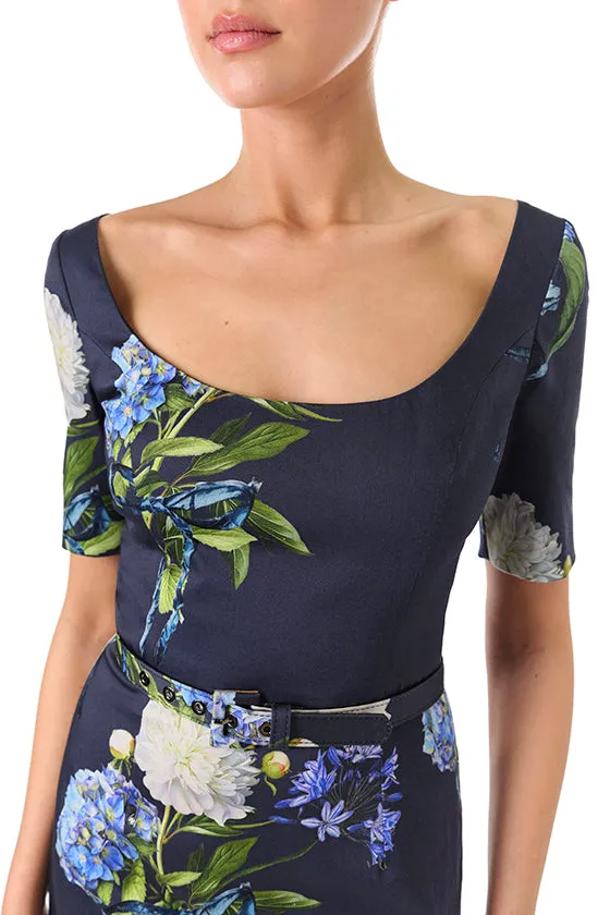 Short Sleeve Floral Dress