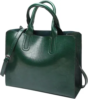 Shoulder Bag for Women Ladies Shoulder Bag Fashion Solid Color Vintage Zipper Large Capacity Shoulder Handbag