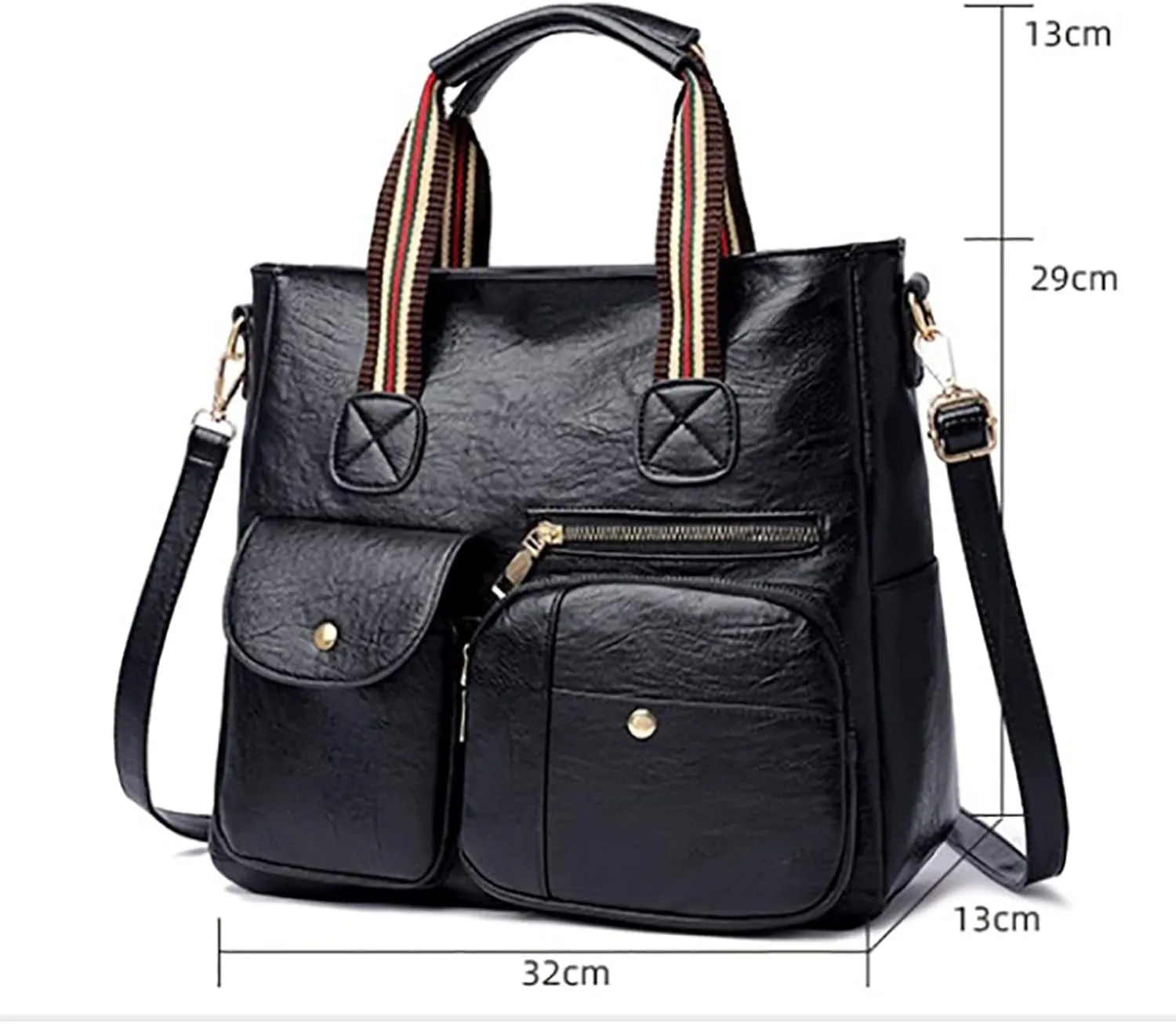 Shoulder Bags Women Crossbody Bags Single Shoulder Handbags Female Bags with Large Capacity Middle Bags Travel(Brown)