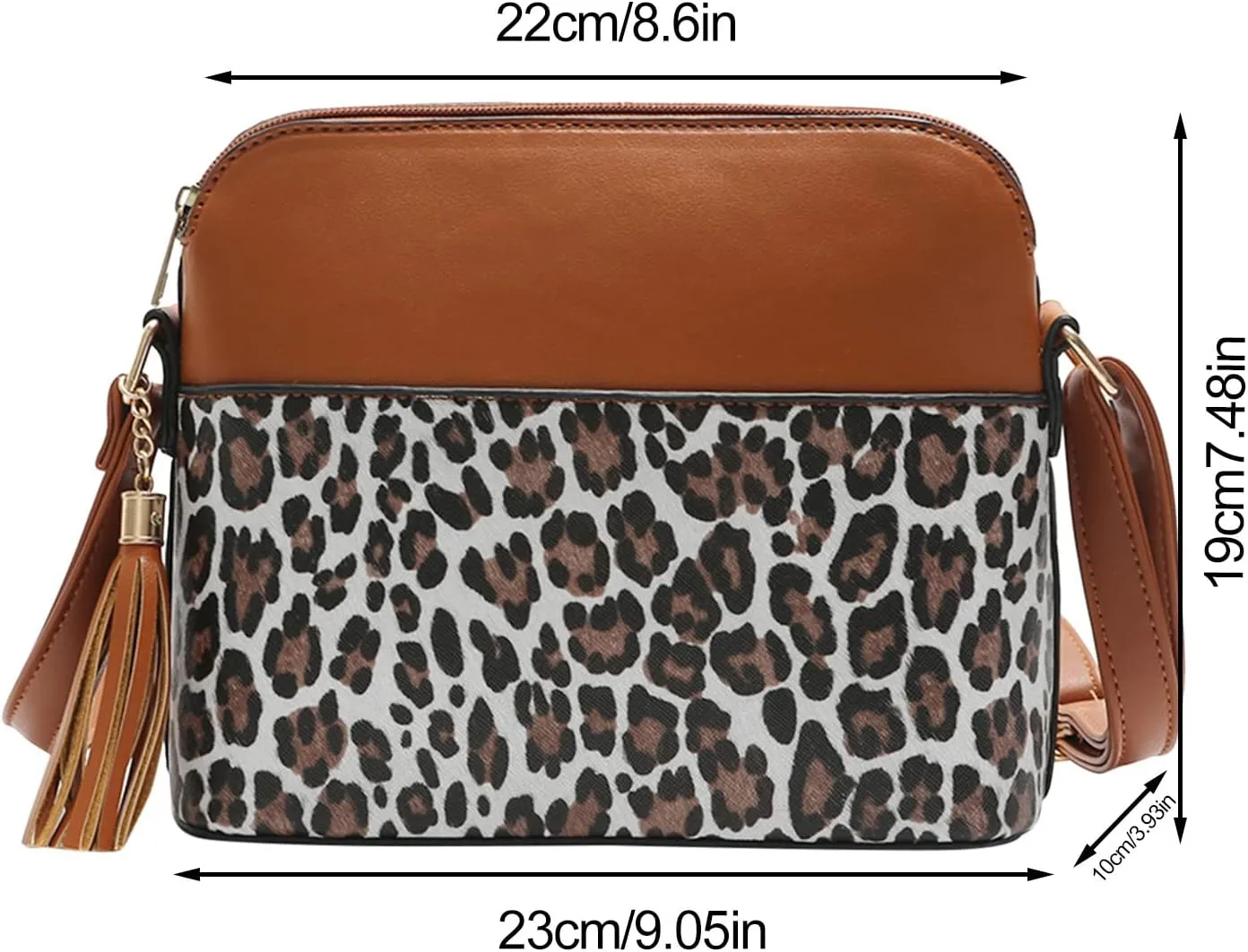 Sling Bags for Women Anti Theft Travel Fabric Nylon Multi Pocket Crossbody Bags Temperament Clutch Purse(White)