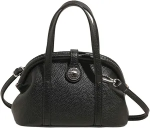 Slouchy PU Leather Crescent Hobo Bags Women Trendy Crossbody Purse Satchels Shoulder Bag Top-handle Tote Handbag 2025
