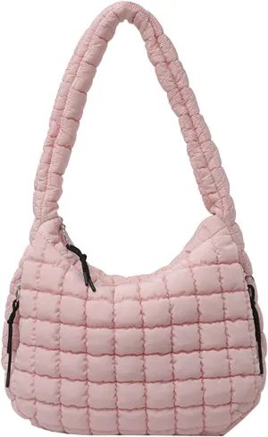 Slouchy Tote Purses Pleated Clouds Bag Fashion Shoulder Tote Dumpling Bag Large Capacity Down Cotton Armpit Women's Bags