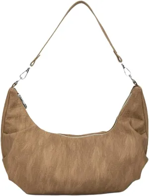 Slouchy Vegan Leather Shoulder Bags for Women Large Dumpling Tote Purses Handbag Vintage Casual Shopping Satchels