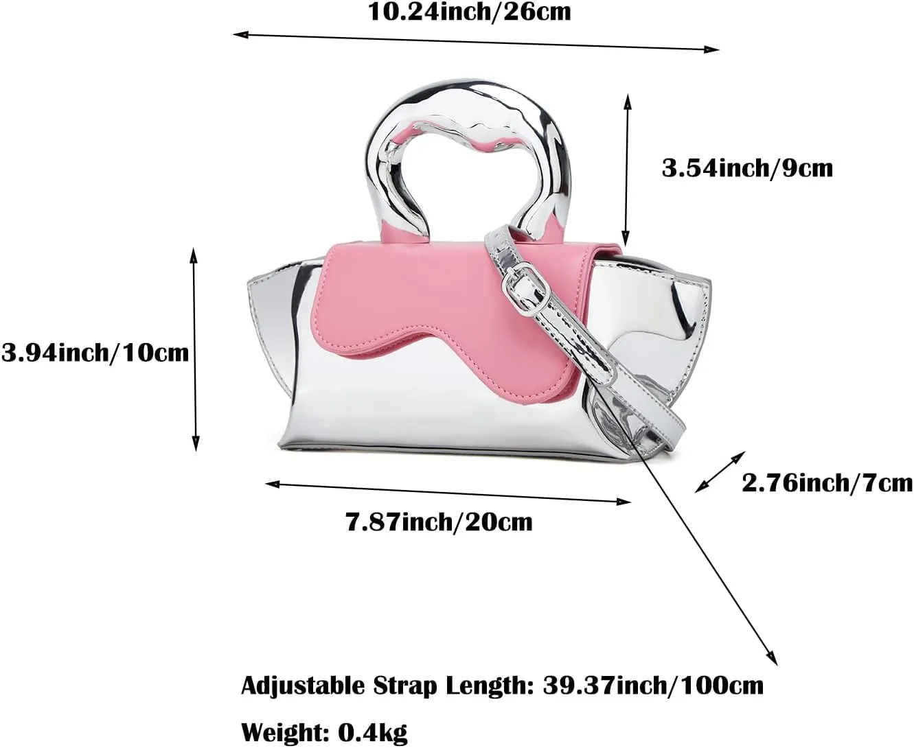 Small Crossbody Bags Satchels Y2K Evening Bags Handbag for Women Hobo Shoulder Tote Bag for Women