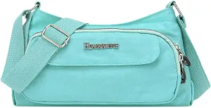 Soft PU Leather Shoulder Bag Handbag Bag Shoulder Shopping Nylon Daily Elegant Women Messenger Bags