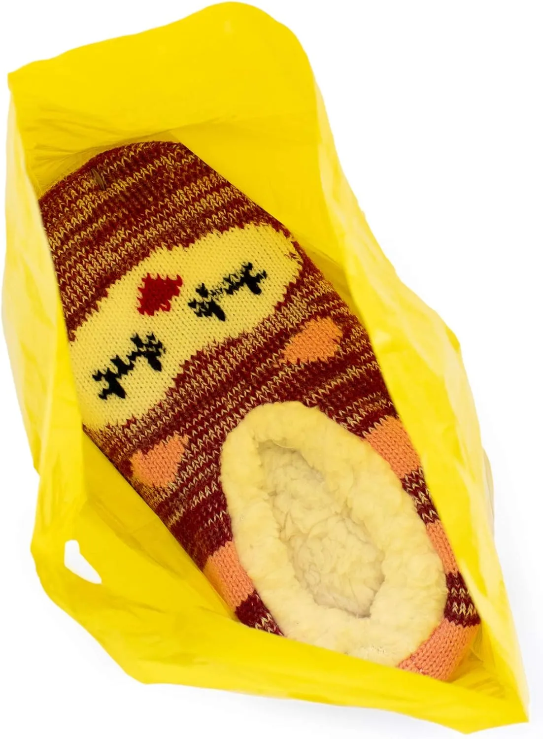 Stephanie Imports Made in USA Pack of 125 Yellow Glossy Plastic Merchandise Bags (9" X 12") with Die Cut Handles