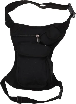Thigh Pouch Canvas Waist Pack Pouch for Men Women Outdoor Sports Travel Reinforced Corners