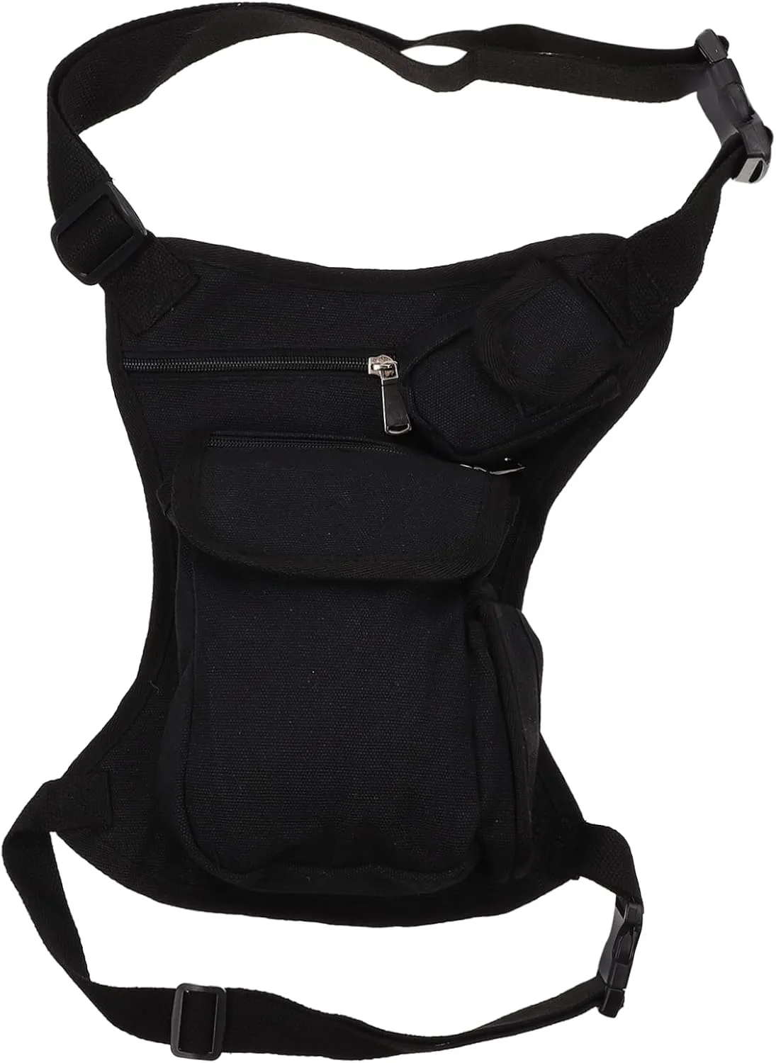 Thigh Pouch Canvas Waist Pack Pouch for Men Women Outdoor Sports Travel Reinforced Corners