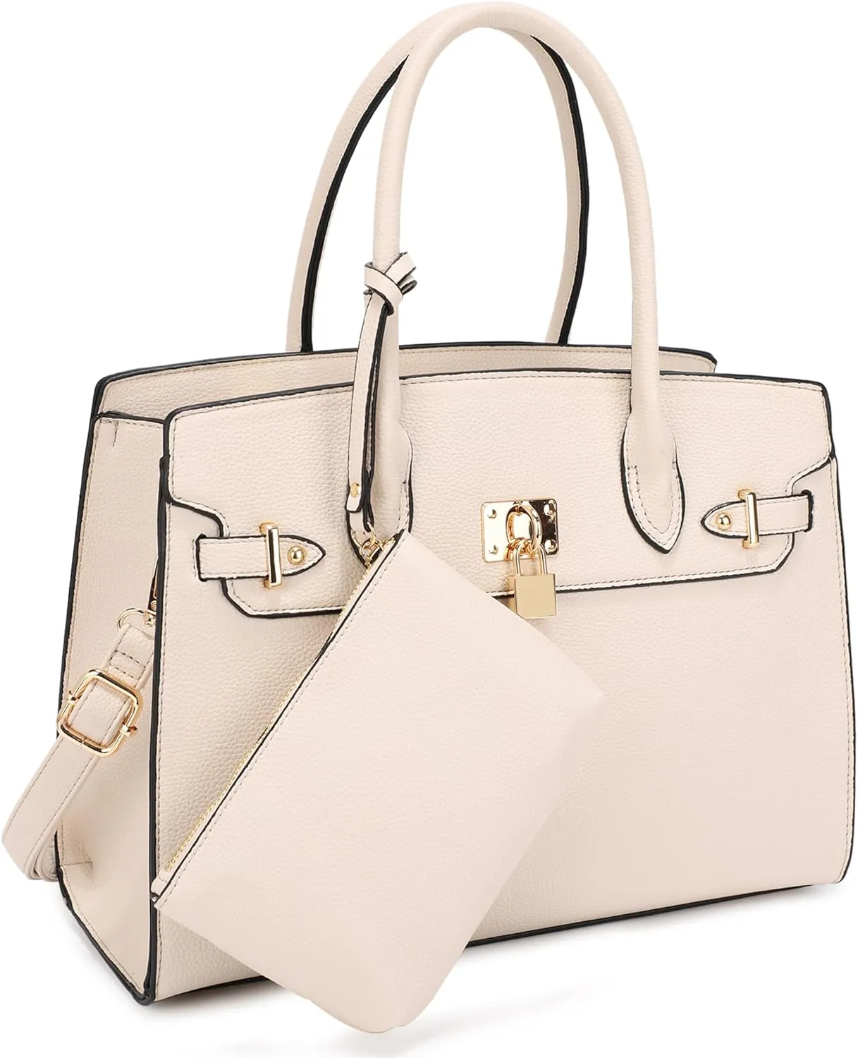 Top Handle Bag For Women, Crossbody Designer Satchels, Adjustable Strap With Wallet For Ladies 3pcs