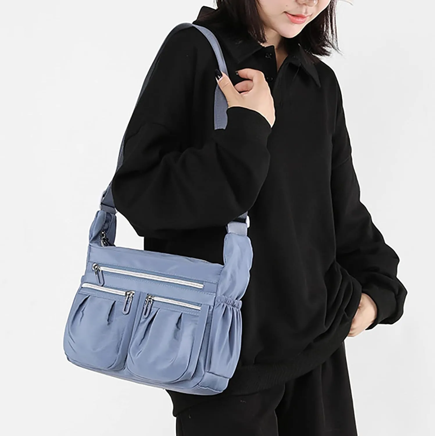 Tote Bag For Women Casual Leather Retro Shoulder Bags Versatile Cross Body Handbags For Shopping Travel Essential A