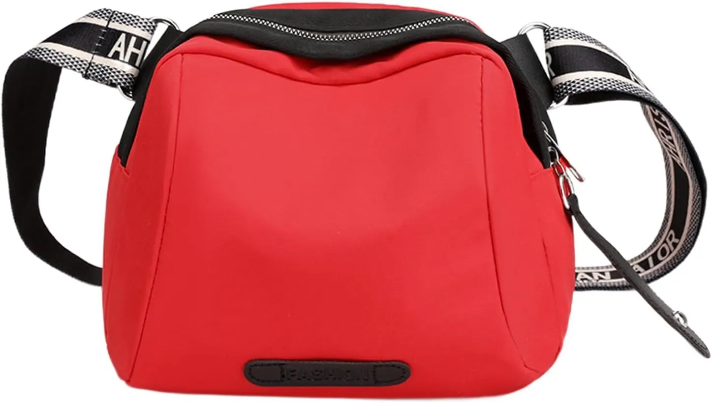 Tote Bag For Women Casual Square Shoulder Bags Lightweight Nylon Fabric Crossbody Bag For Shopping Travel