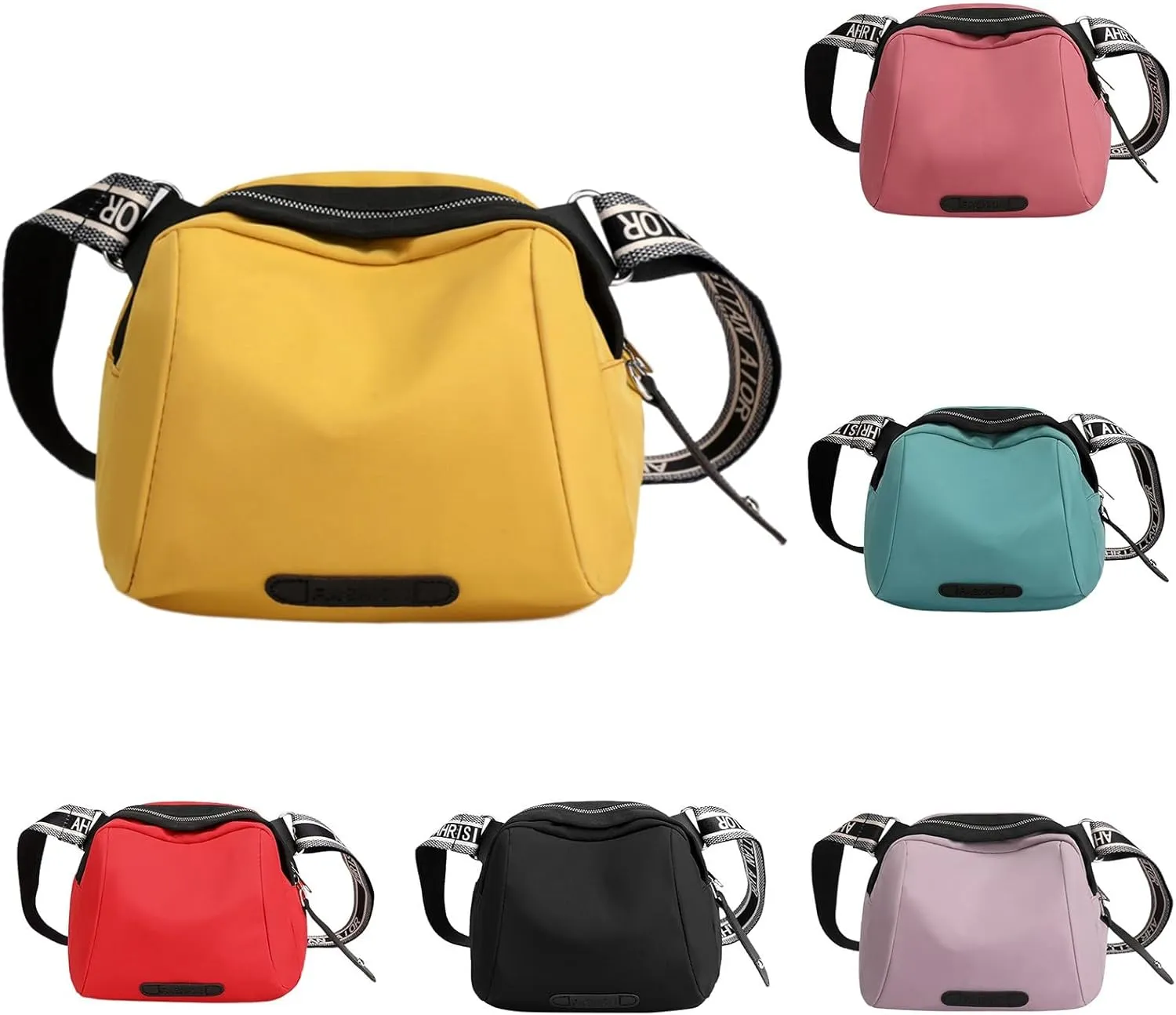 Tote Bag For Women Casual Square Shoulder Bags Lightweight Nylon Fabric Crossbody Bag For Shopping Travel
