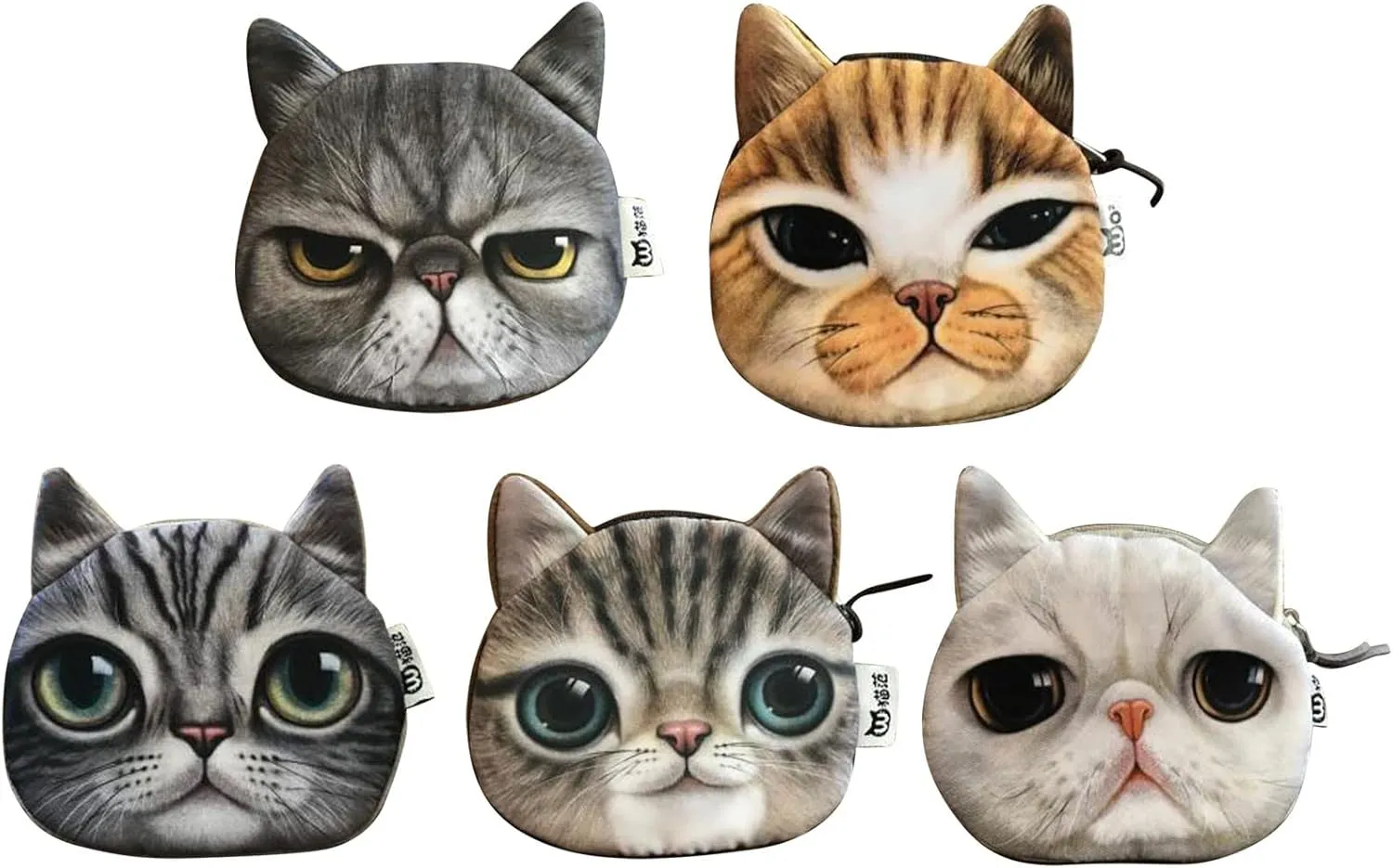 Tote Bag For Women Cat Animal Pattern Purse Mini Small Purse Fashion Wallet Card Holder Purse For Daughter Birthday C