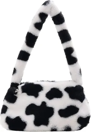Tote Bag for Women Furry Fashion Portable Shoulder Ladies Messenger Underarm Wild Bag