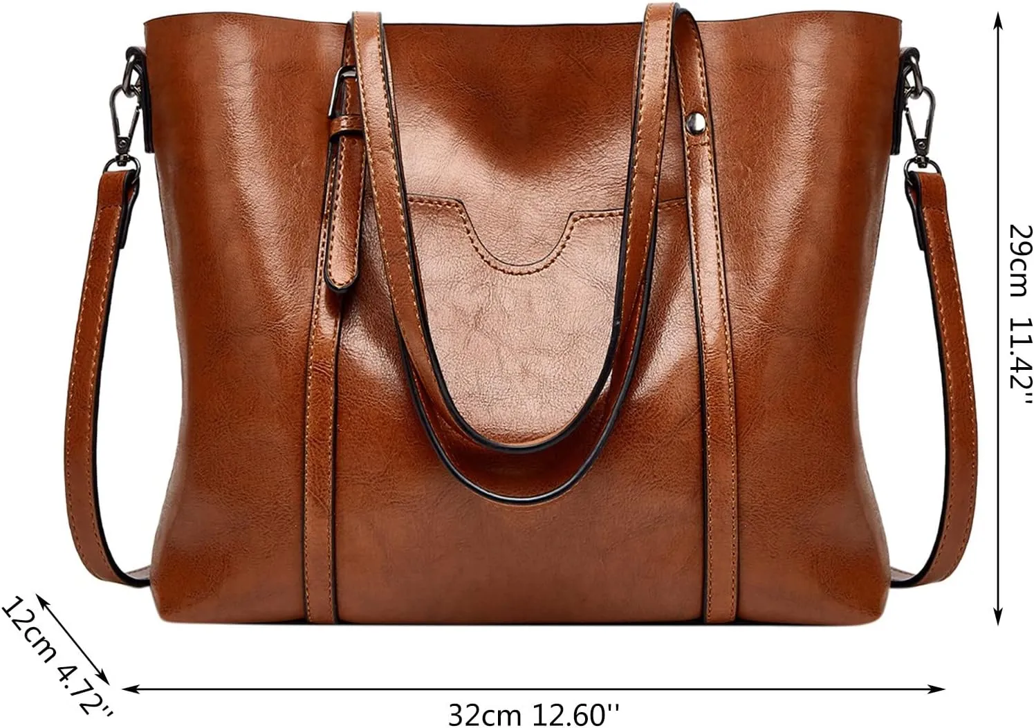 Tote Bag For Women Retro Hobo Handbags Woman Large Designer Ladies Bag Pocket Purse Leather For Daily Shopping Travel R