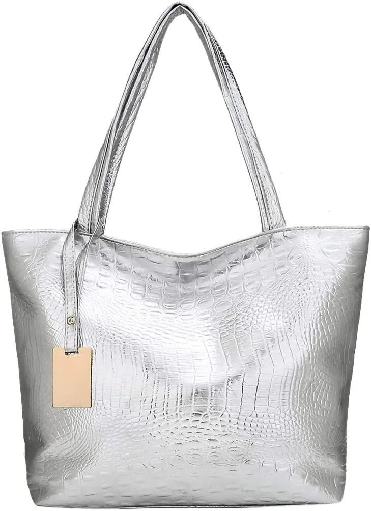 Tote Shoulder Fashion Handbag Solid Women Ladies Capacity Large Bags Nine Handbags for Women