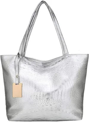 Tote Shoulder Fashion Handbag Solid Women Ladies Capacity Large Bags Nine Handbags for Women