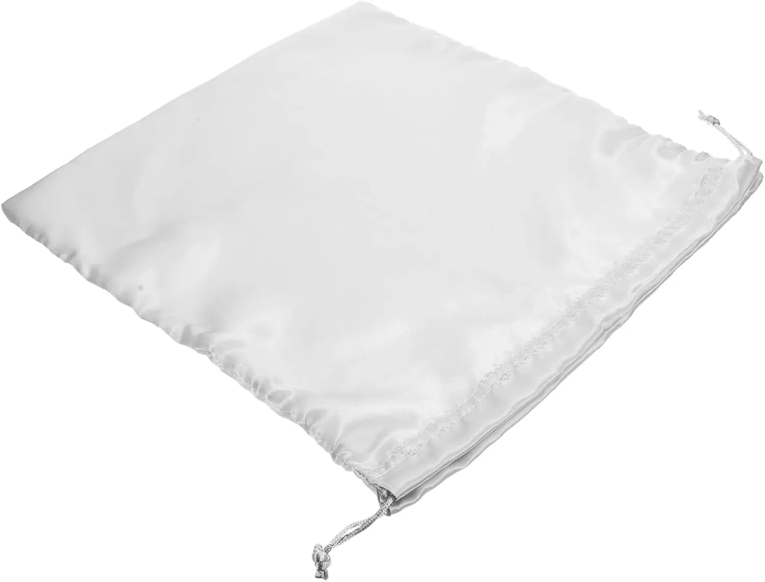 Travel Essential 4 Silk Drawstring Bags Handbag Dust Storage Pouches Perfect for Organizing