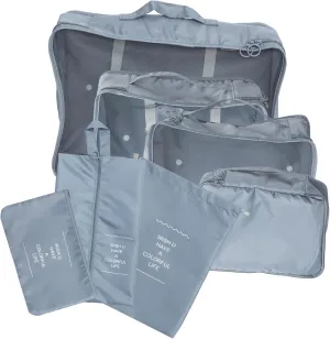 Travel Luggage Organizers 7pcs Packing Cubes Suitcase Pouches Bag Organizer Mesh Travel Bags