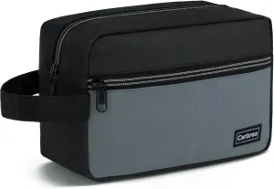Travel Toiletry Bag - Small Toiletry Bag for Men Skincare Bag Doop Kit for Toiletries Accessories Gifts - Black