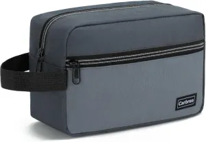 Travel Toiletry Bag - Small Toiletry Bag for Men Skincare Bag Doop Kit for Toiletries Accessories Gifts - Grey