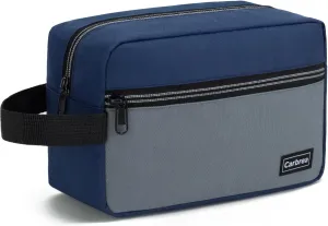 Travel Toiletry Bag - Small Toiletry Bag for Men Skincare Bag Doop Kit for Toiletries Accessories Gifts - Navy Blue