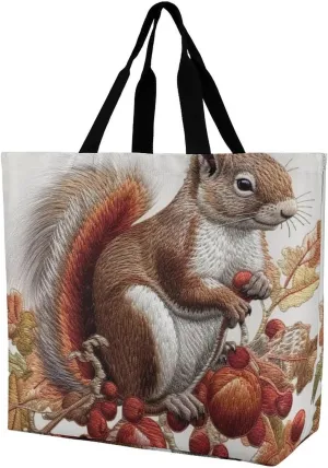 Usa Flag Beach Bag Reusable Tote Bag Foldable Grocery Bags Women Shopping Bags for Daily Essentials