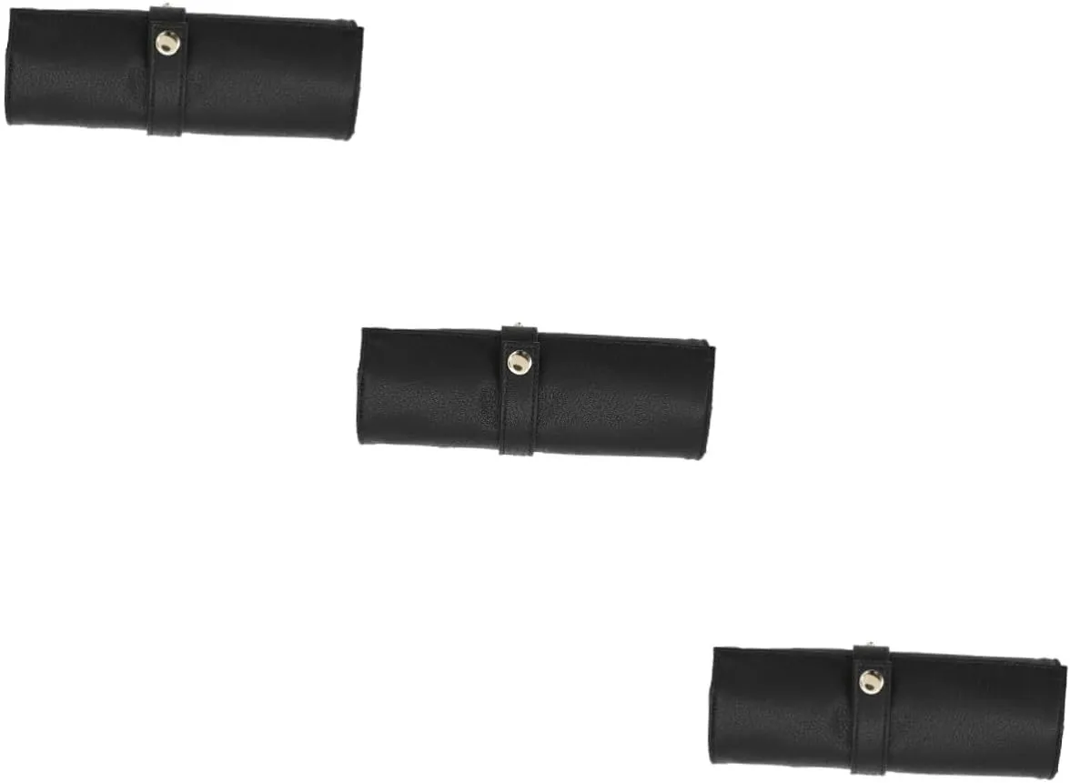VALICLUD 3pcs Roll Roll Watch Organizer Watch Pouches Travel Belt Bag Band Holder