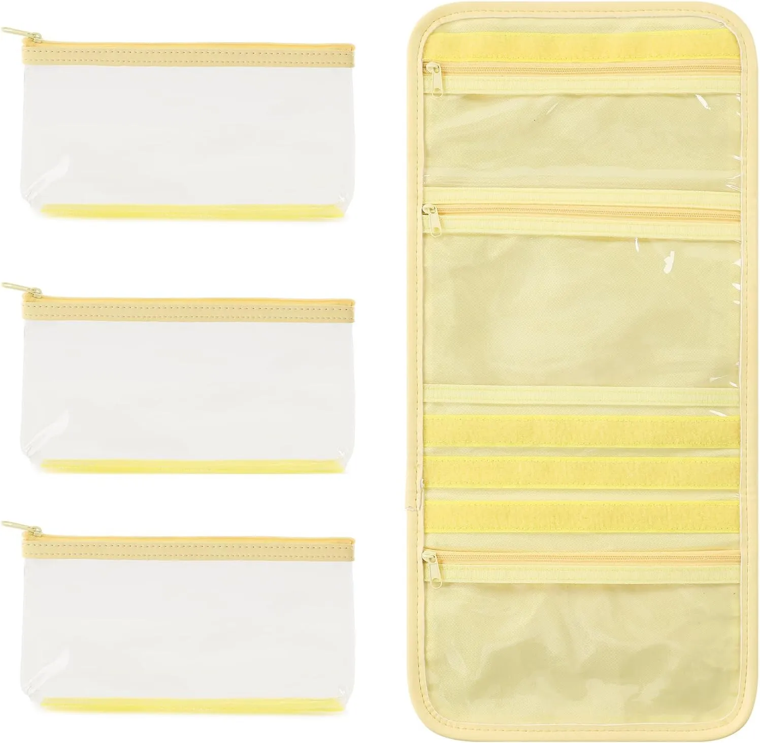 VanFn Cosmetic Bags, Makeup Bag Cosmetic Bag for Women Cosmetic Travel Makeup Bag Large Travel Toiletry Bag for Girls Make Up Bag Brush Bags P.Travel Series