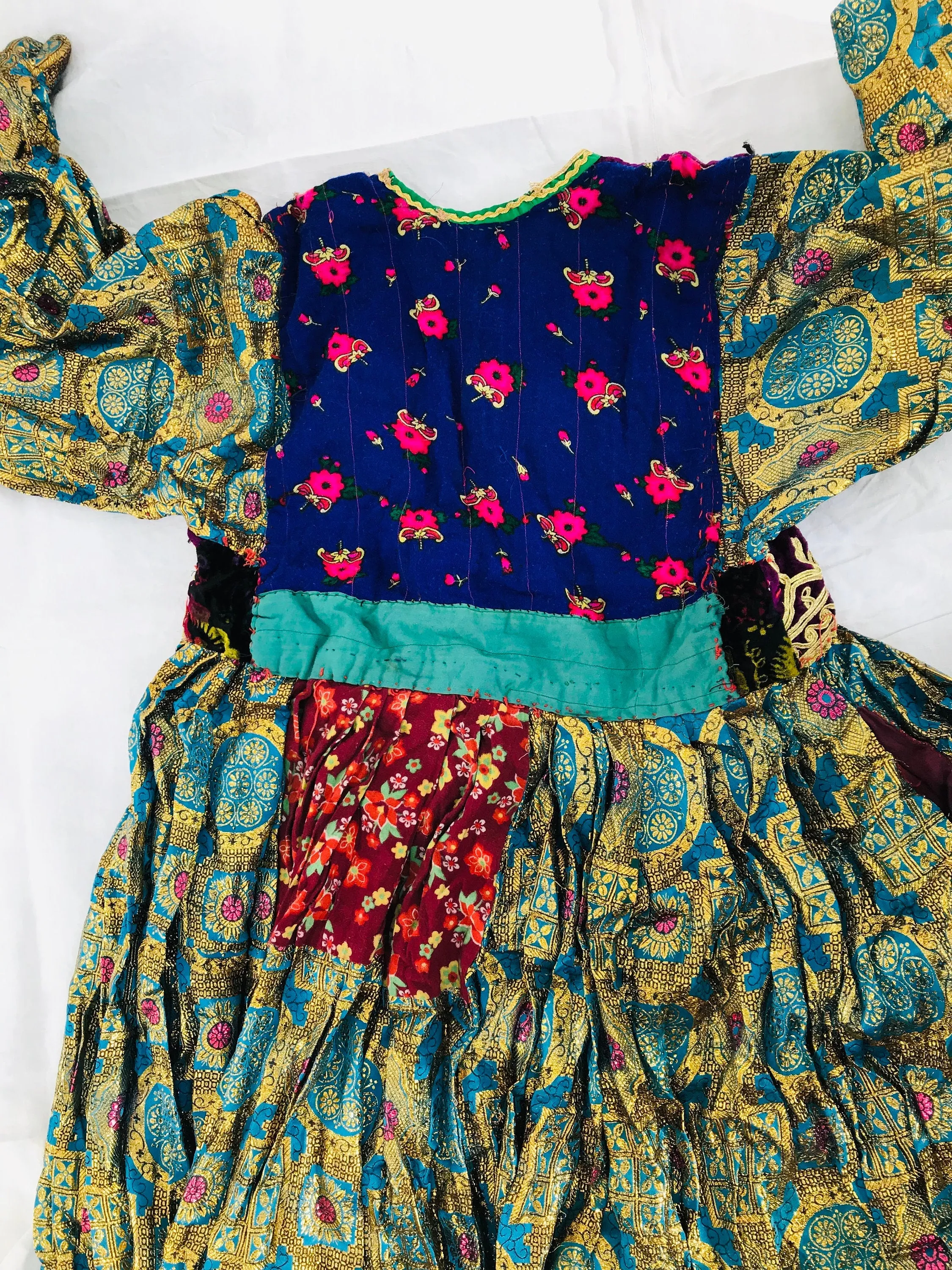 Vintage Kuchi Hand-Embroidered Dress. Fits up to Size M