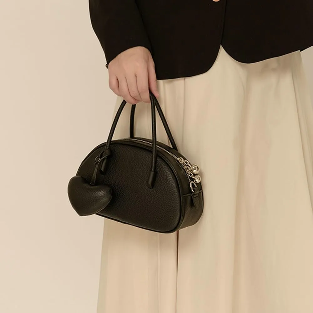 Vintage Small Crossbody Purse for Women Soft Vegan Leather Shoulder Tote Bag Cute Shell Handbags Clutch Satchels
