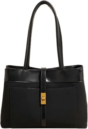 Vintage Vegan Leather Shoulder Bag for Women Large Suede Tote Satchels Purse Top-handle Travel Work Handbag