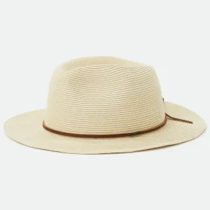 Wesley Straw Packable Hat (Tan)