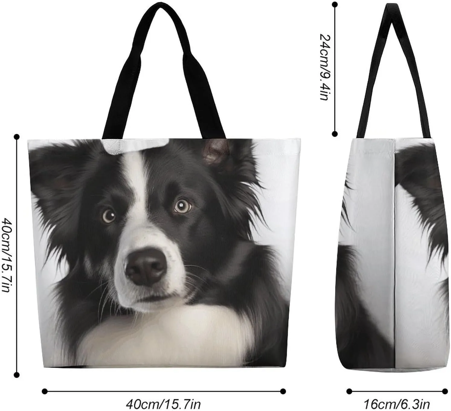 Wildlife Animal Snail Beach Bag Reusable Tote Bag Foldable Grocery Bags Women Shopping Bags for Daily Essentials