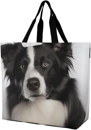 Wildlife Animal Snail Beach Bag Reusable Tote Bag Foldable Grocery Bags Women Shopping Bags for Daily Essentials