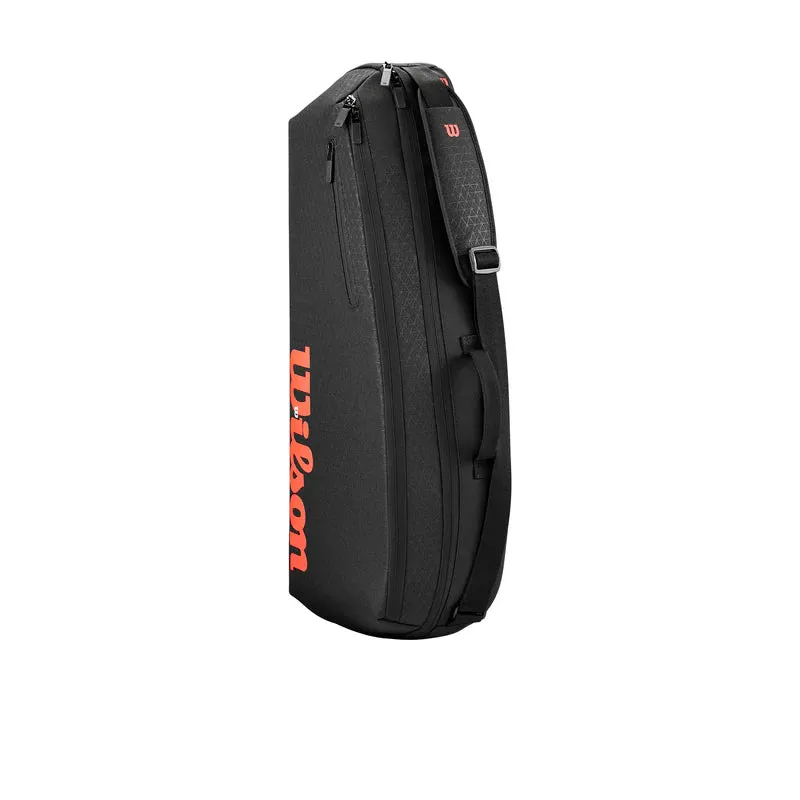 Wilson Clash V3 3 Pack Racket Bag Black/Red