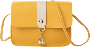 Women Bag Women Shoulder Bag Fashionable Pearl Pendant Soft Leather Lightweight And Versatile Messenger Bag