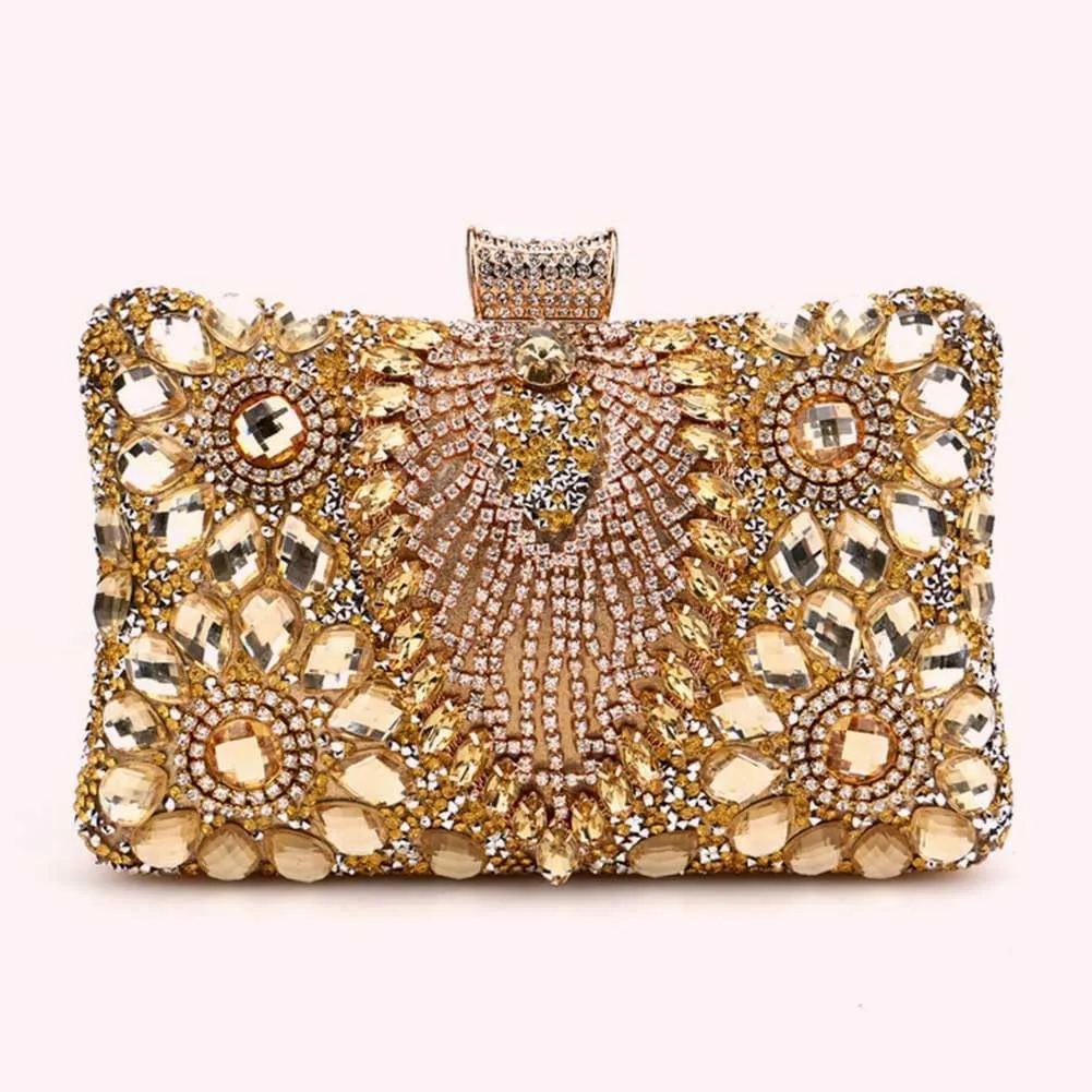 Women Shoulder Bag Rhinestones Shinny Crossbody Bag Glitter Evening Bags for Parties Wedding Clubs