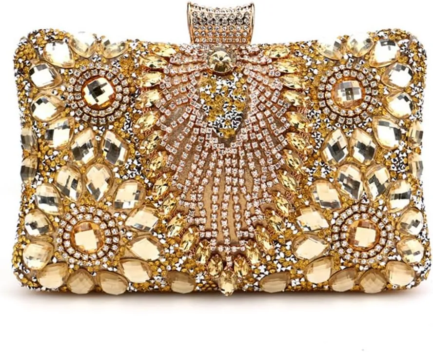 Women Shoulder Bag Rhinestones Shinny Crossbody Bag Glitter Evening Bags for Parties Wedding Clubs