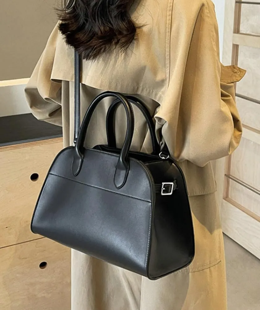 Women's Fashion Top-handle Handbag Purse Vegan Leather Shoulder Crossbody Bag Large Shell Tote Satchels