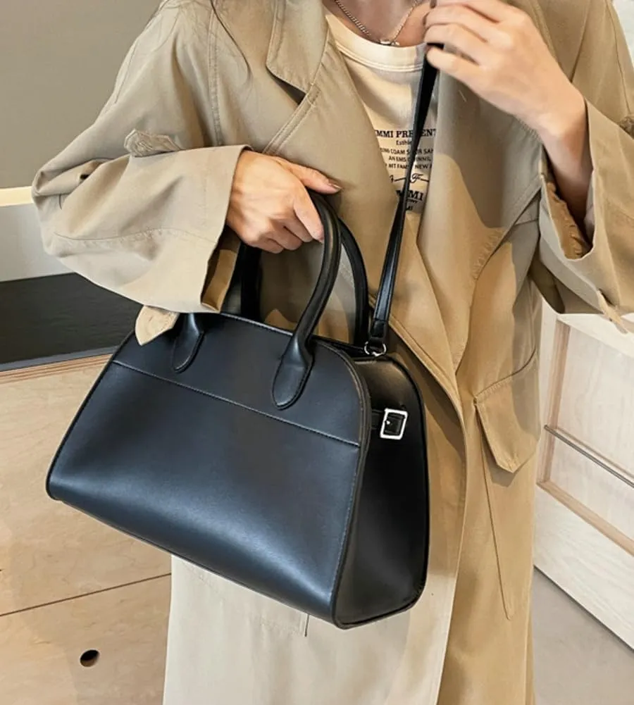 Women's Fashion Top-handle Handbag Purse Vegan Leather Shoulder Crossbody Bag Large Shell Tote Satchels