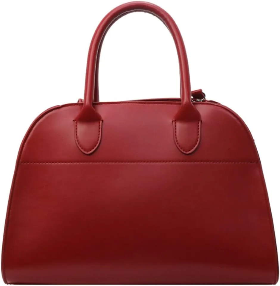 Women's Fashion Top-handle Handbag Purse Vegan Leather Shoulder Crossbody Bag Large Shell Tote Satchels