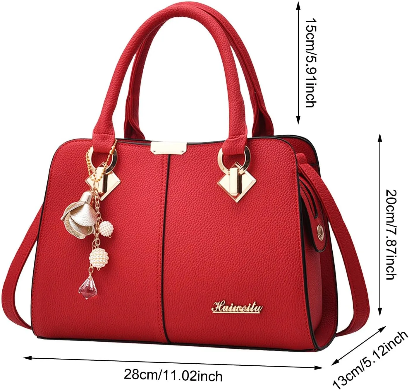 Women's Handbag Trendy Shoulder Crossbody Bag ish Messenger Bags Womens Tote Bags for Work (White, One Size)