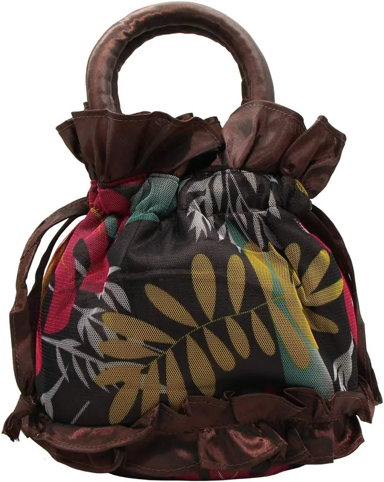 Womens Ladies Handbag Drawstring Bucket Bag Coin Purses Key Bags Cash Money Phone Pouches