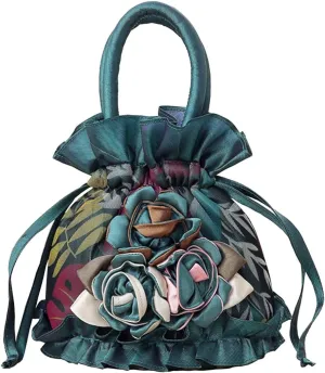 Womens Ladies Handbag Drawstring Bucket Bag Coin Purses Key Bags Cash Money Phone Pouches