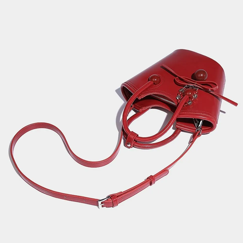 Womens Trendy Bucket Shoulder Crossbody Bag Cute Y2k Small Handbag Tote Purse Ladies Designer Vegan Leather Satchels