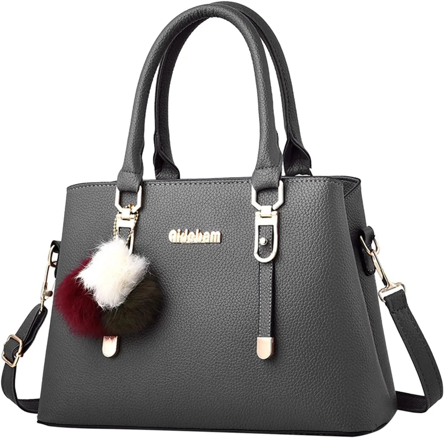 Women's Trendy Tote Bags Western Purse Boho Top Handle Satchel Handbag with Strap Medium Size Purse for Women(Grey)