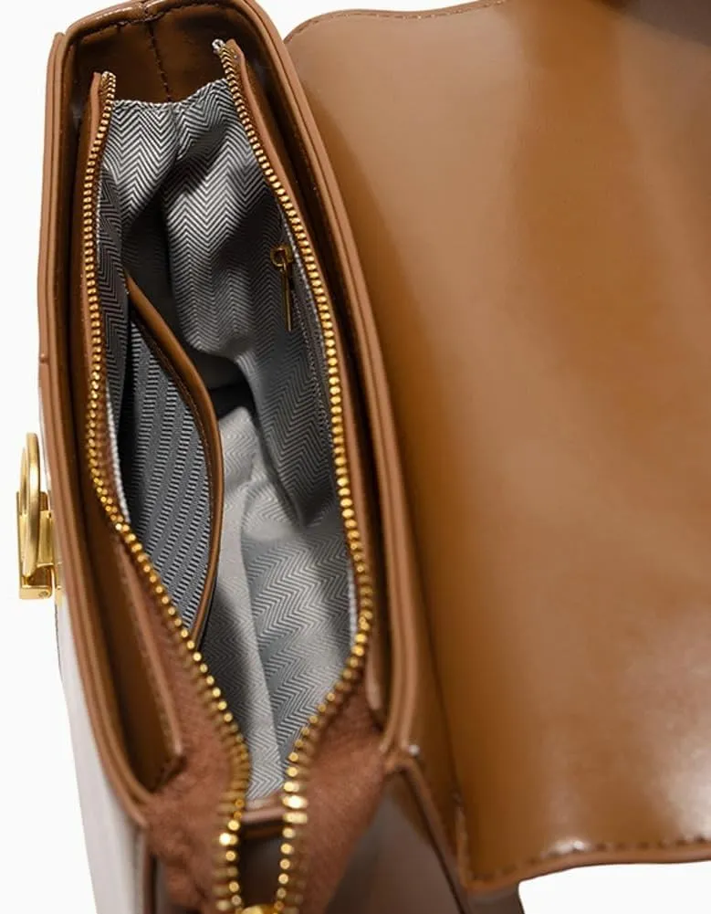 Womens Vintage Top Handle Handbags Commuter Crossbody Tote Bag Small Shoulder Purse Soft Vegan Leather Satchels Gift