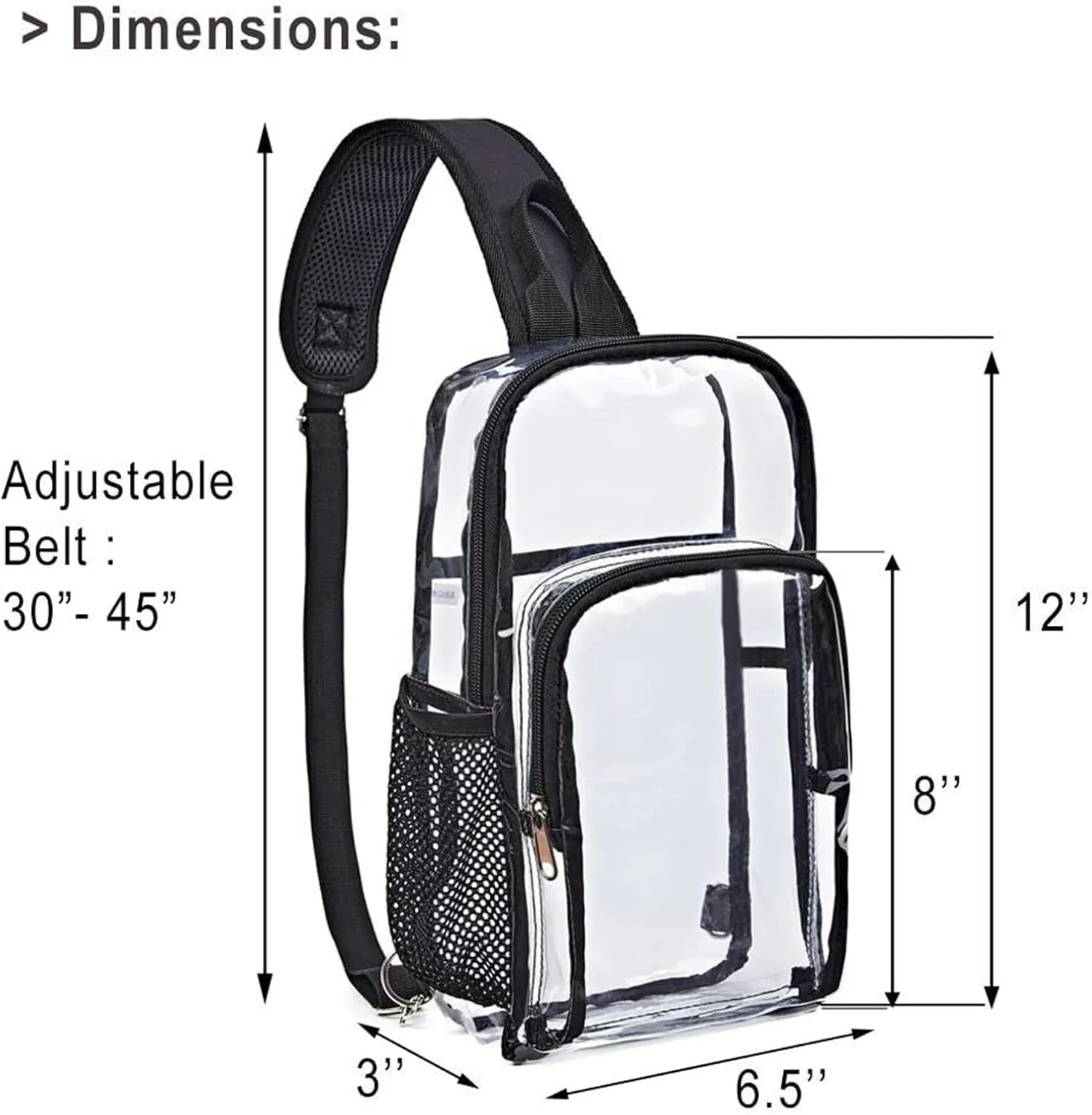Women's Waterproof Crossbody Purses Crossbody Bags with Adjustable Guitar Strap Lightweight Backpack